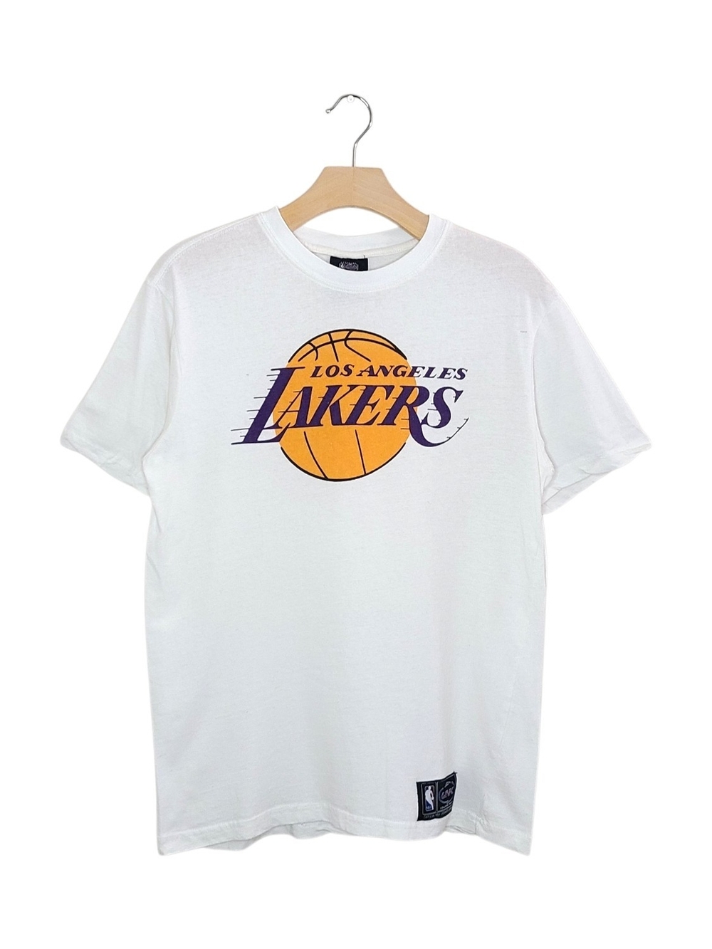 Los Angeles Lakers White Logo Short-Sleeve Tee
